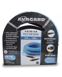 BluBird Avagard Poly Air Hose Assembly 1/4" x 100'