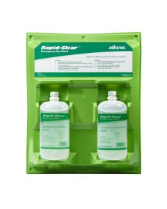 SRWS90333 image(0) - Sellstrom Sellstrom - 32 oz Double Rapid-Clear eyewash bottle station
