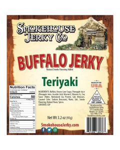 Tender Heifer Snack Co. Buffalo Teriyaki