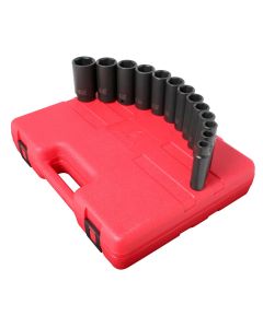 SUN2651 image(0) - SUNEX SOCKET SET IMPACT 1/2IN. DRIVE 13 PC DEEP SAE 6 PT