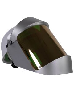 OBR2148AFC image(0) - Oberon Face Shield & Hard Cap - Heat Reflective - Window: Green Gold Anti-Fog  - With Lower Crown