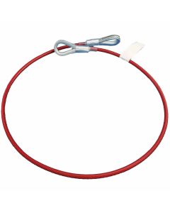 PeakWorks PeakWorks - Cable Anchor Sling, 1/4" PVC Coated Galv. Cable - 2 Eye Hooks - 2 FT