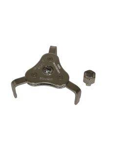 LIS63830 image(1) - Lisle 61-124mm 3 Jaw Wrench & Adapter