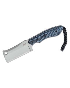 CRK2398 image(0) - CRKT (Columbia River Knife) S.P.E.C. (Small. Pocket. Everyday. Cleaver.) Fixed Blade Outdoor Survival Knife - Blue/Black
