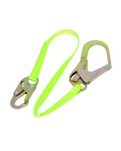 SRWV815424 image(0) - PeakWorks PeakWorks - Restraint Lanyard with 1" Webbing - Snap & Form Hooks - 4 FT
