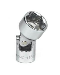 KDT80260 image(1) - GearWrench 1/4 Inch Drive 6 Point Metric Flex Socket 14mm