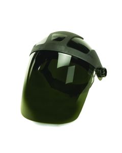 SRWS32050 image(0) - Sellstrom Sellstrom - Face Shield - DP4 Series - 9" x 12.125" x 0.060" Window - Shade 5 IR - Ratcheting Headgear
