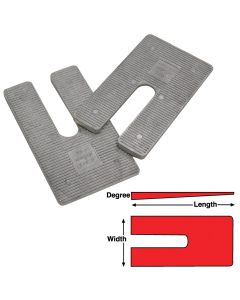 SPP10612 image(0) - Specialty Products Company AL SHIMS 3.5x6.25x1 DEG (6)