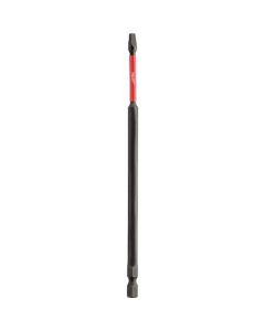 Milwaukee Tool SHOCKWAVE 6&rdquo; Impact Square Recess #2 Power Bits (Bulk 10)
