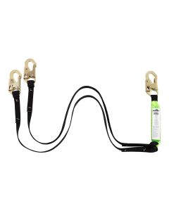 PeakWorks PeakWorks - Shock Absorbing Lanyards - Tear Pack 1"Webbing -  Double Leg - Weight Capacity 130 to 310 Lbs - 6'