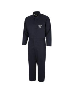 Oberon Coveralls - Arc Flash & Flame Resistant Basic - With Escape Strap - 8 Cal BSA&trade; - Color: Navy Blue - Size: 5XL