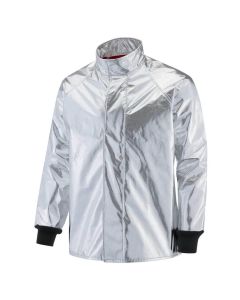 OBRHR-PB-CT-2XL image(0) - Oberon Coat - Heat Reflective Aluminized PBI Kevlar - Size: 2XL