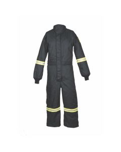 OBRTCG75-CVL-L image(0) - Oberon Coveralls - Arc Flash - 75 Cal TCG&trade; Ultralight - Color: Black - Size: Large