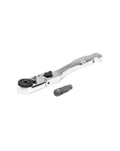 KDT81025 image(1) - GearWrench 1/4 Inch Drive 72-Tooth Quick Release Locking Flex Slim Head Ratchet 6 Inch