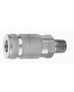 Amflo 1/4" Coupler with 1/4"Male threads ARO Stle- Pack of 10
