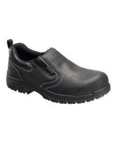 FSIA7109-10.5M image(0) - Avenger Foreman Series - Men's Low Top Slip-On Shoes - Composite Toe - IC|EH|SR - Black/Black - Size: 10.5M