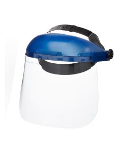Sellstrom Sellstrom- Face Shield - 390 Series - 8 x 16 x .040"  Window - Clear - Ratcheting Headgear - Single Crown
