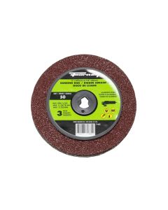 Forney Industries Resin Fibre Sanding Disc, Aluminum Oxide, 5 in x 7/8 in Arbor, 50 Grit