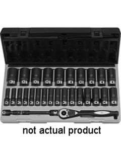 Grey Pneumatic 1/2" Drive x 34mm Deep Duo-Socket - 6 Point