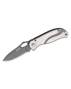CRK6470 image(0) - CRKT (Columbia River Knife) Pazoda Compact Frame Lock Folding EDC Pocket Knife - Silver