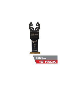 MLW49-25-1239 image(2) - Milwaukee Tool OPEN-LOK 1-3/8" TITANIUM CHARGED Bi-Metal Multi-Material Multi-Tool Blades 10PK