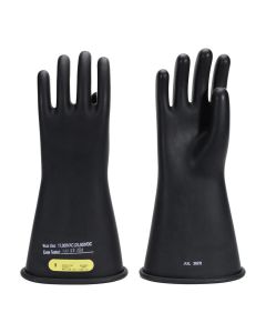 Oberon Gloves - Rubber Electrical - Class 2 - Length: 14" -  Rolled Cuff - Size: Regular - 8
