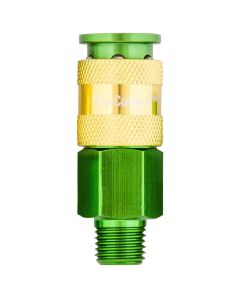 Plews Edelmann 1/4" Green Coupler