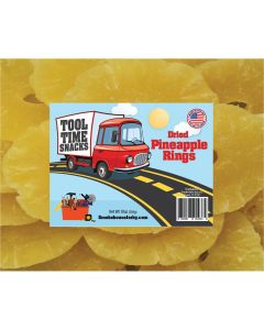 THS619793-187043 image(0) - Tender Heifer Snack Co. Dried Pineapple Rings; Snack Items