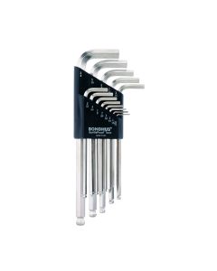 BND26937 image(2) - Bondhus Corp. SET13 BRTGRD BALL END L-WR INCH (BLK/SILVER)