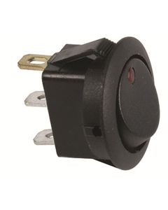 JTT2701-2J image(0) - The Best Connection 10 Amp 12V Red Round Rocker