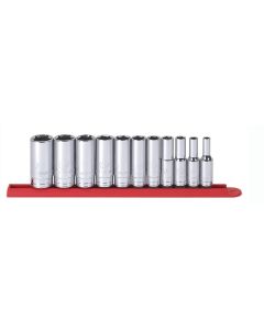 KDT80555 image(0) - GearWrench 11 Piece 3/8 Inch Drive 6 Point Deep SAE Socket Set