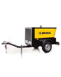 EMXEDS115TR image(0) - Emax Compressor Trailer mounted Kubota Diesel Driven 115 CFM Rotary Screw