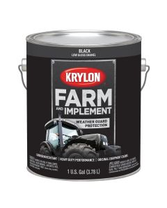 DUP1965 image(0) - Krylon Low Gloss Black 128 oz. Gal