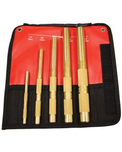Mayhew 5-PC BRASS DRIFT PUNCH SET