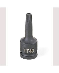 Grey Pneumatic SOC T40 3/8D IMP INT TRX MALE BLK