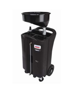 LIN3626 image(1) - Lincoln Lubrication Portable Plastic Used Fluid Gravity Drain - 26-Gallon, Black