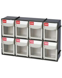 LDS1010017 image(0) - ShopSol Flip Out Part Storage Bins - 8 Compartment