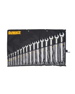DWTDWMT19234 image(0) - DeWalt DEWALT 17PC SAE COMBO WRENCH SET