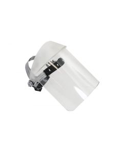 Oberon Face Shield with Ratcheting Headgear - Scratch Resistant Polycarbonate - Window: Clear