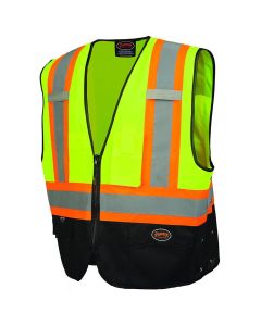SRWV1020161U-23XL image(0) - Pioneer Pioneer - Safety Vest - Hi-Vis Yellow/Green/Black - Size 2XL/3XL