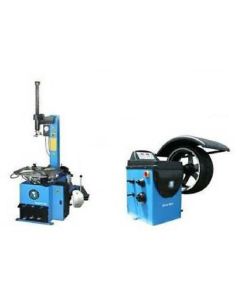 ATETCWB-COMBO1 image(1) - Atlas Equipment Atlas Equipment TC229 Rim Clamp Tire Changer + WB11 Wheel Balancer Combo Package (WILL CALL)