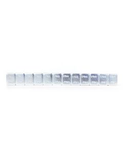 TMR7026FET image(1) - Tire Mechanic's Resource .25oz Segment  Low Profile Steel Tape Wheel Weights (48 strips)