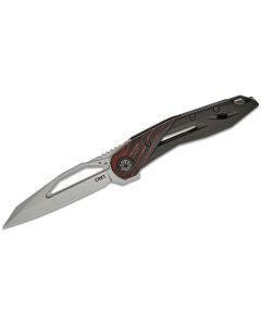 CRK5702 image(0) - CRKT (Columbia River Knife) Nucleus Frame Lock Folding EDC Pocket Knife - Black/Red