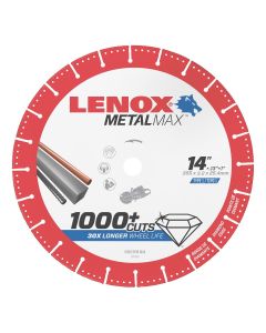 Lenox Tools LENOX Metal Max  DIAM CUTOFF WHEEL GS 14" X 1"