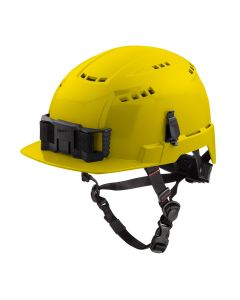 MLW48-73-1322 image(1) - Milwaukee Tool BOLT Yellow Front Brim Vented Safety Helmet (USA) - Type 2, Class C