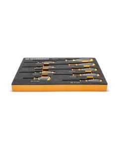KDTGWMSSCRPH image(1) - GearWrench 9 Piece Phillips Dual Material Screwdriver Set Inch Foam Storage Tray