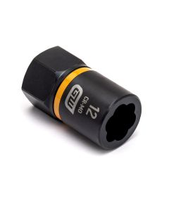 KDT84763 image(0) - GearWrench 3/8 Inch Drive Bolt Biter Impact Extraction Socket 12mm