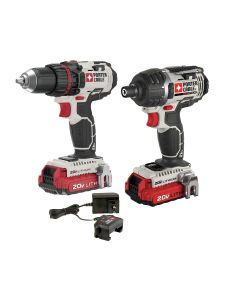 DWTPCCK602L2 image(0) - DeWalt PORTER CABLE 20V MAX DRILL IMPACT DRIVER KIT