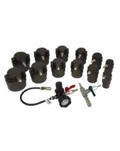 LIS69910 image(1) - Lisle Turbo Test Kit, w/ Smoke Adapter