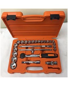 BTA009230955 image(0) - Beta Tools USA 923 A/C25-  1/2" Drive Socket Set (25-piece)